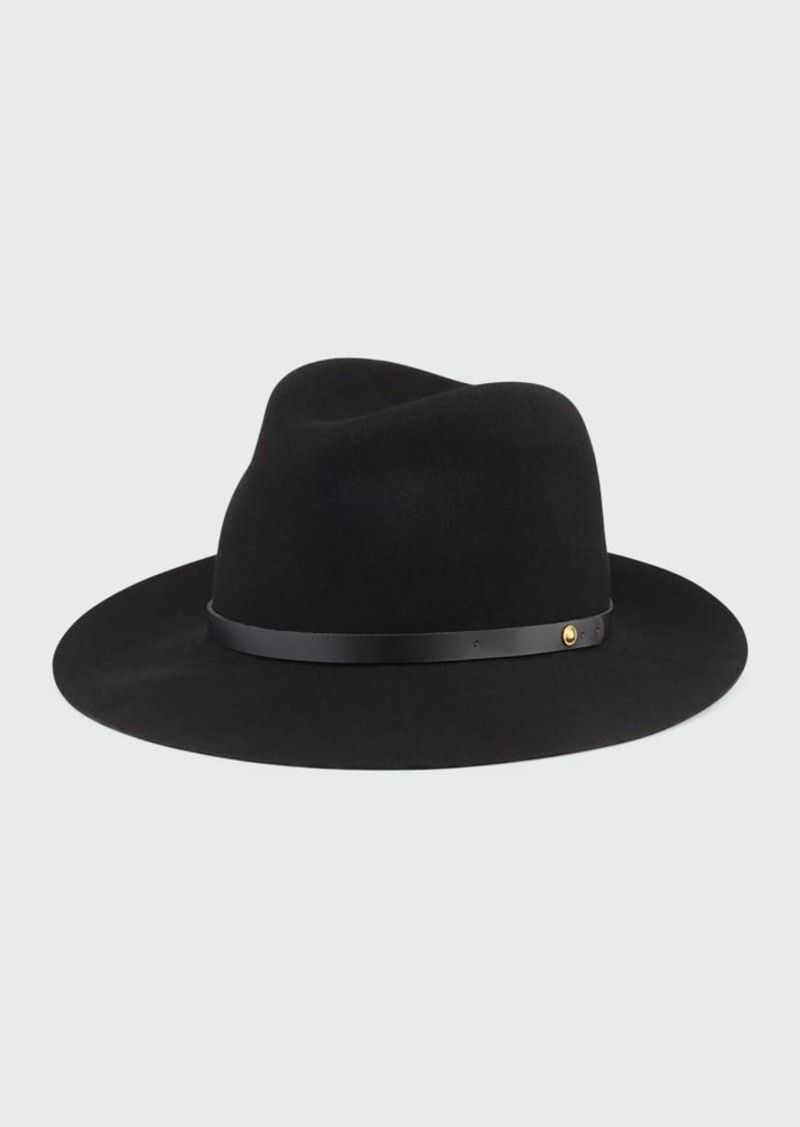 Rag & Bone Floppy Brim Wool Fedora Hat