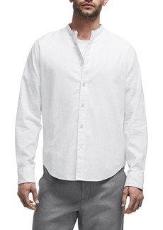 rag & bone Grandad Hemp & Cotton Button-Up Shirt