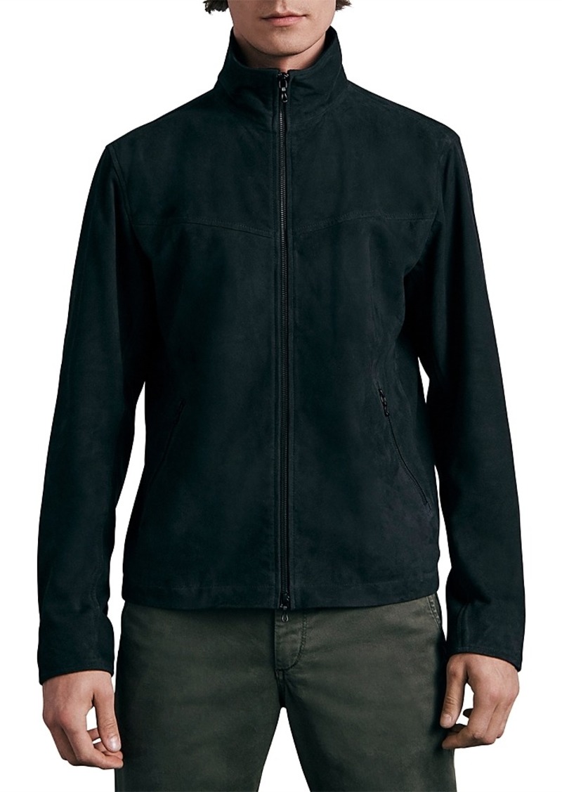 rag & bone Grant Suede Full Zip Jacket