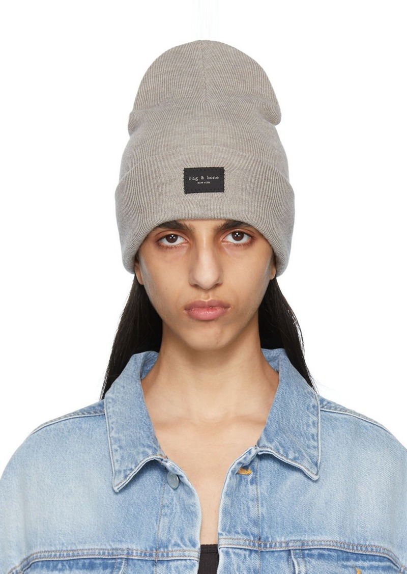 rag & bone Gray Addison Beanie