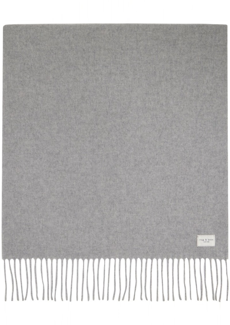 rag & bone Gray Addison Scarf