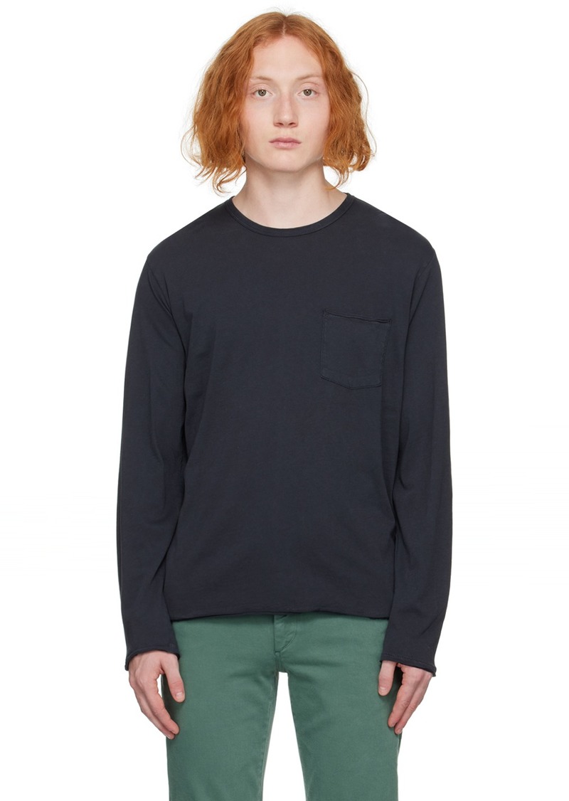 rag & bone Gray Miles Long Sleeve T-Shirt