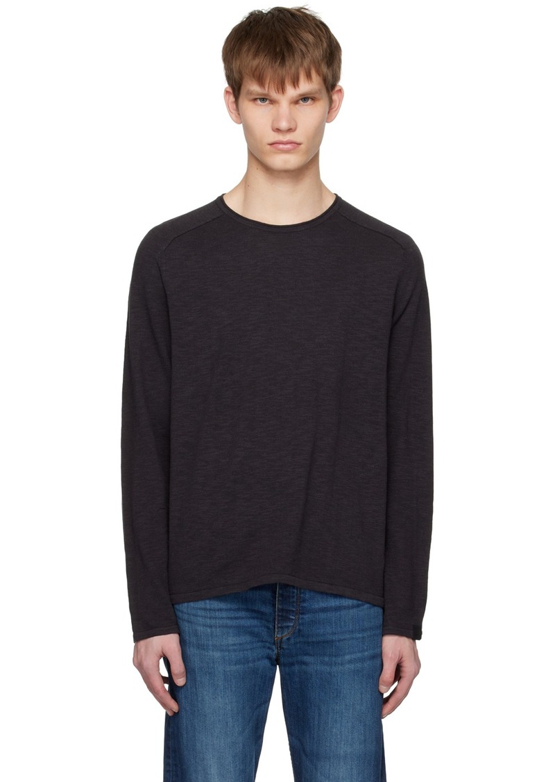 rag & bone Gray Nelson Long Sleeve T-Shirt