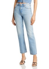 rag & bone Harlow High Rise Ankle Straight Jeans in Lou1