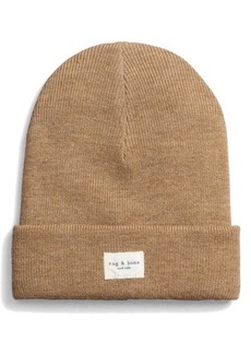 rag & bone ICONS Addison Wool Blend Beanie in Camel at Nordstrom
