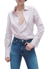 rag & bone Indiana Stripe Poplin Button-Up Shirt
