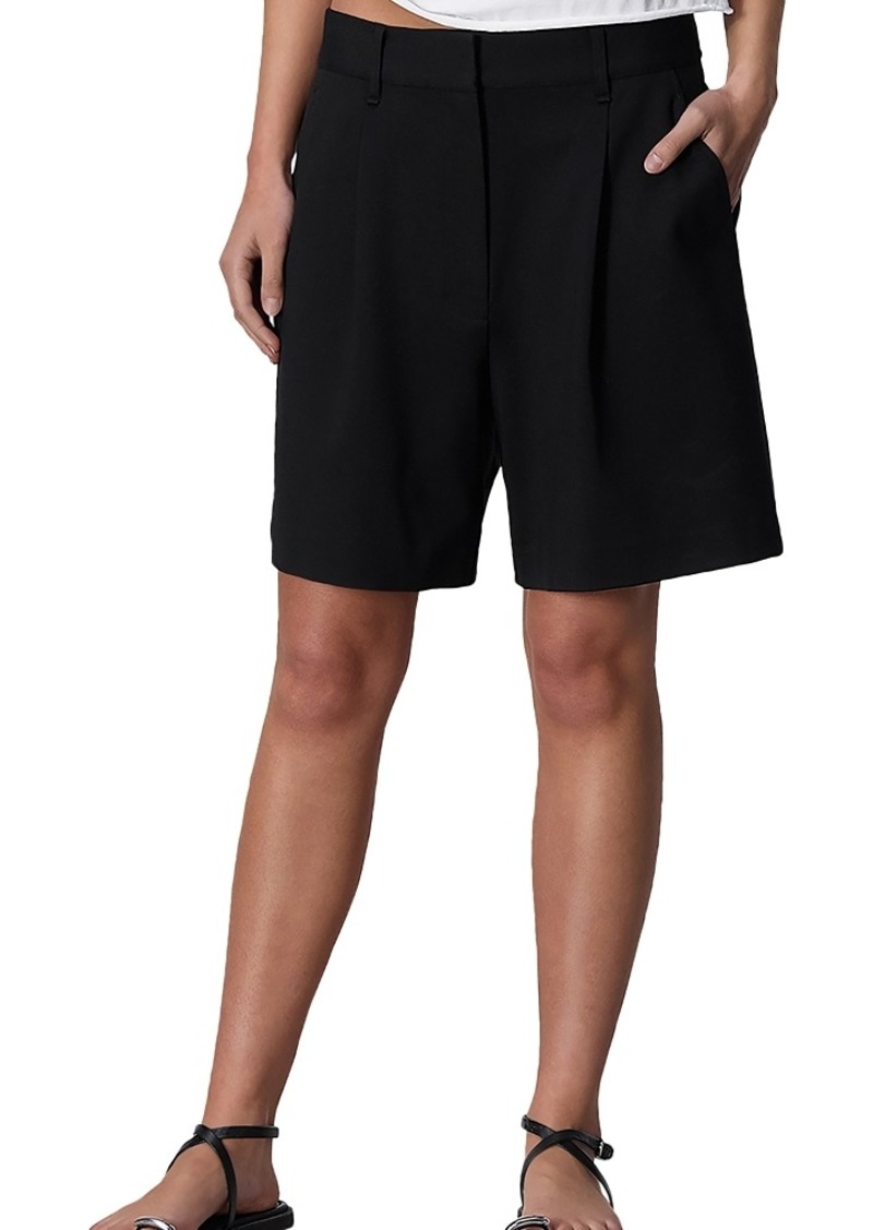 rag & bone Irina Mid Rise Ponte Tailored Shorts