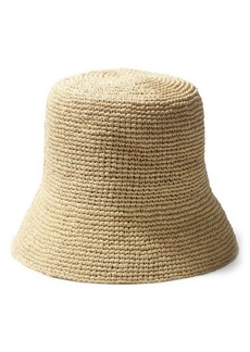 rag & bone Jade Packable Raffia Straw Bucket Hat