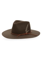 rag & bone Kacy Feather Wool Fedora