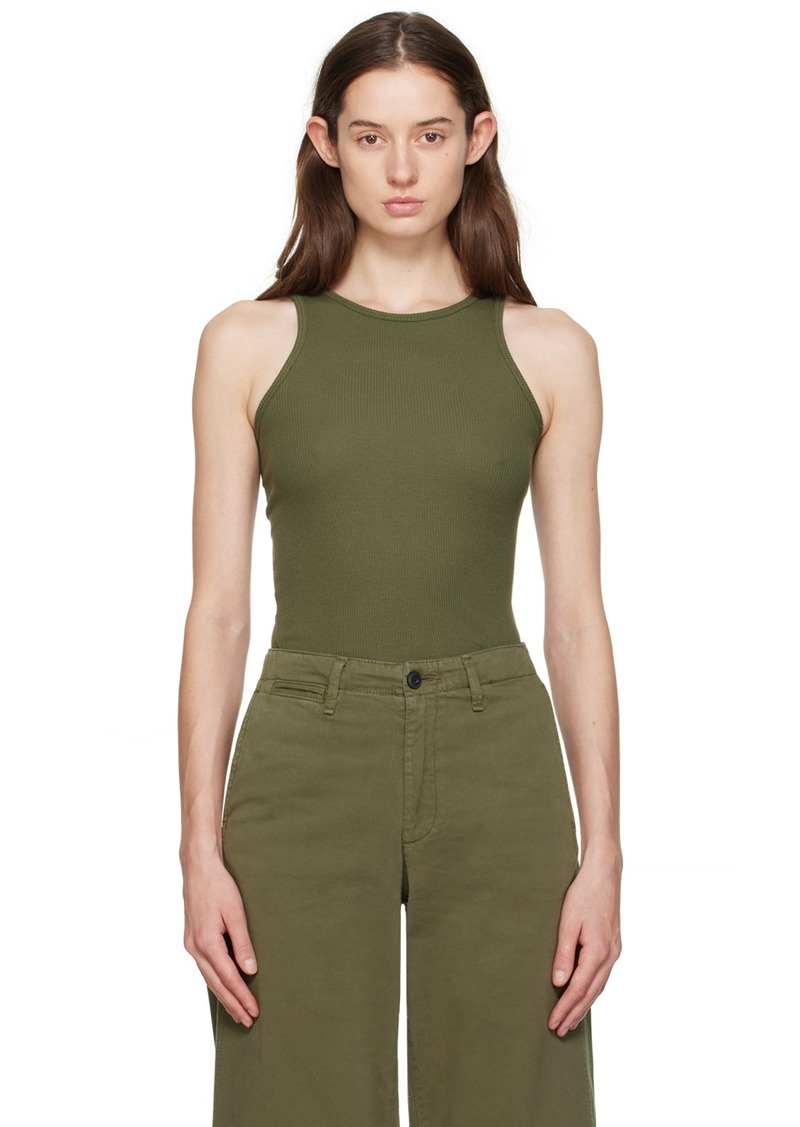 rag & bone Khaki Essential Tank Top