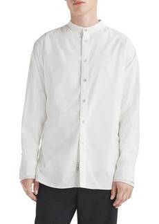 rag & bone Landon Oversize Band Collar Button-Up Shirt