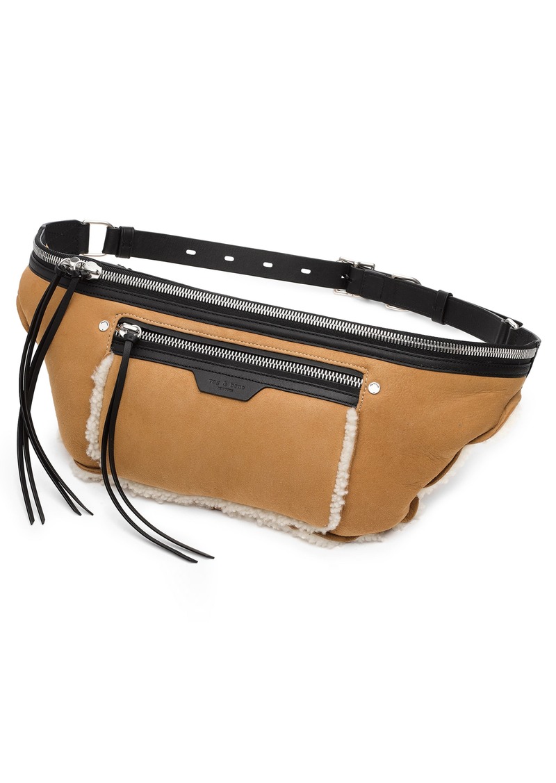 shearling fanny pack