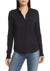 rag & bone Luca Long Sleeve Button-Up Shirt