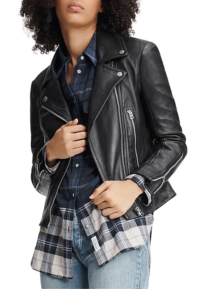 rag & bone Mack Leather Biker Jacket