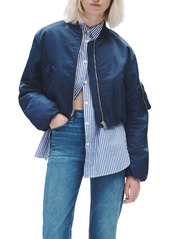 rag & bone Maggie Crop Bomber