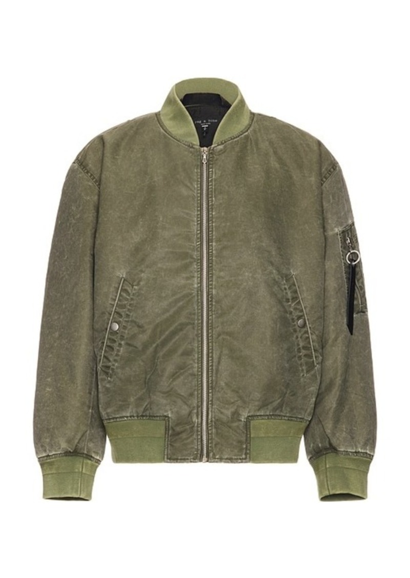 Rag & Bone Manston Nylon Bomber Jacket