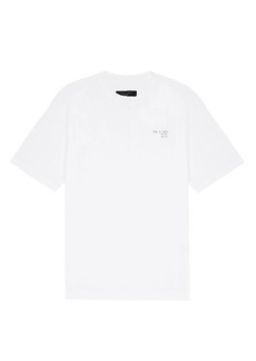 Rag & Bone Men 100% Cotton Crew Neck Front Logo Short Sleeves 425 Tee White