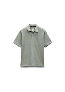 Rag & Bone Men's Classic Flame Polo Shirt, Dark Mint