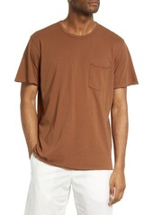 rag & bone Men's Miles Cotton Pocket T-Shirt in Dark Brown at Nordstrom