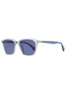 Rag & Bone Men's Parker Sunglasses RNB5043S KB7KU Gray Crystal/Blue 52mm