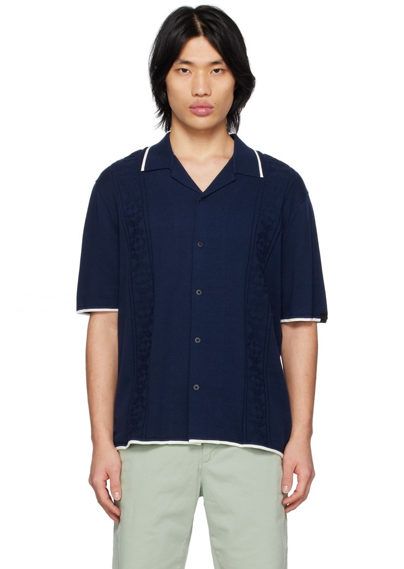 rag & bone Navy Archer Shirt