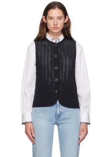 rag & bone Navy Elisa Vest