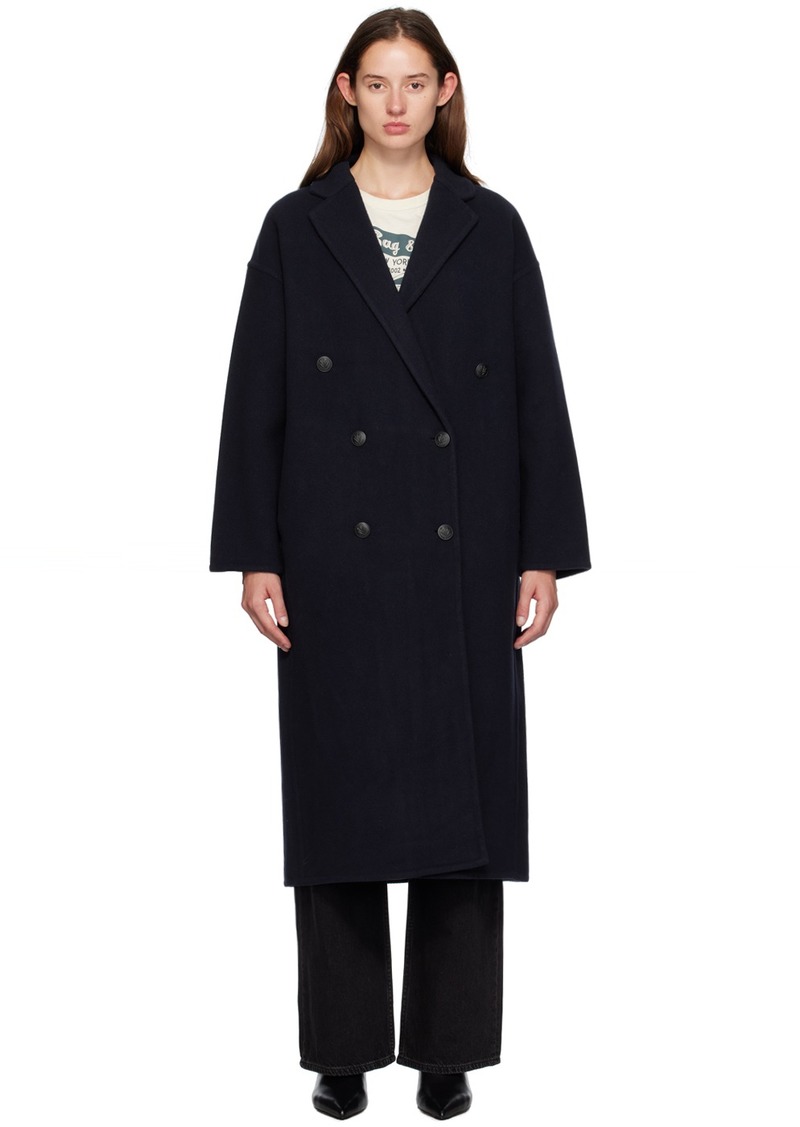 rag & bone Navy Thea Coat