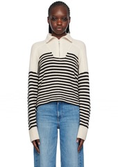 rag & bone Off-White & Black Pierce Sweater