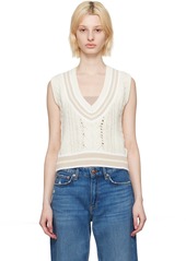 rag & bone Off-White Brandi Vest