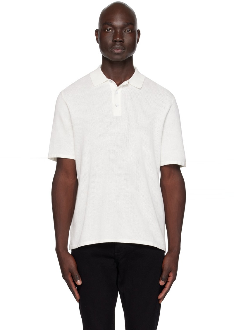 rag & bone Off-White Harvey Polo