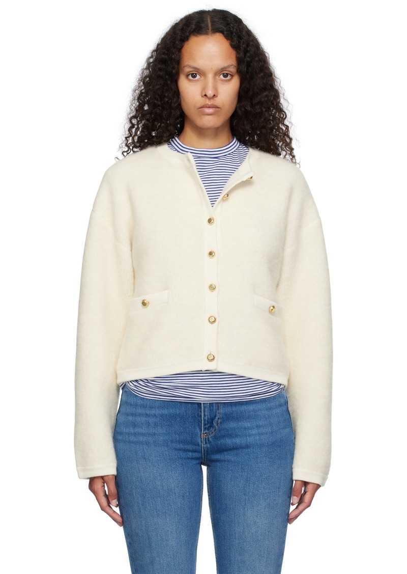 rag & bone Off-White Kaia Boucle Cardigan