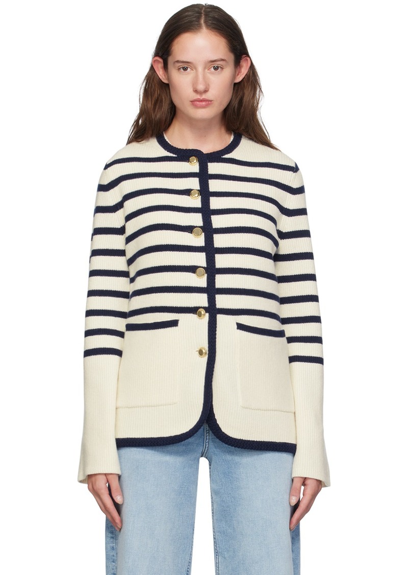 rag & bone Off-White Nancy Wool Cardigan