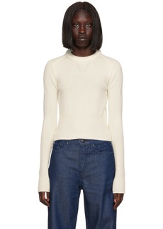 rag & bone Off-White Pierce Slim Sweater