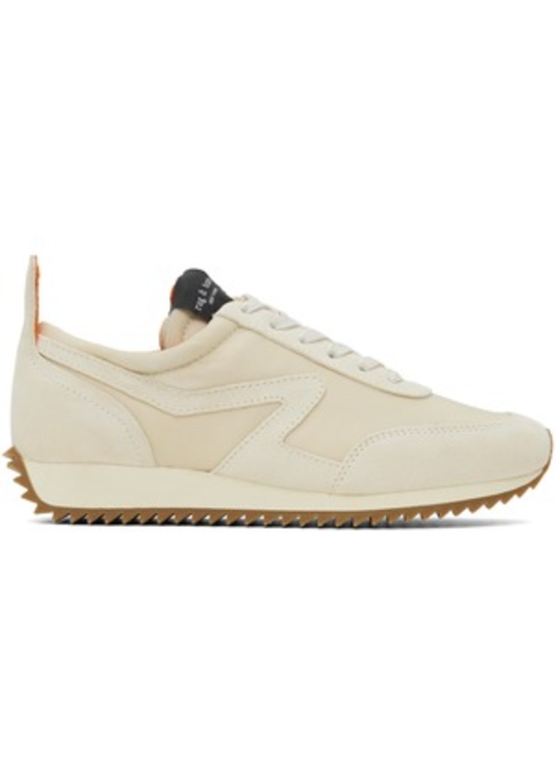 rag & bone Off-White Retro Runner Bomber Sneakers