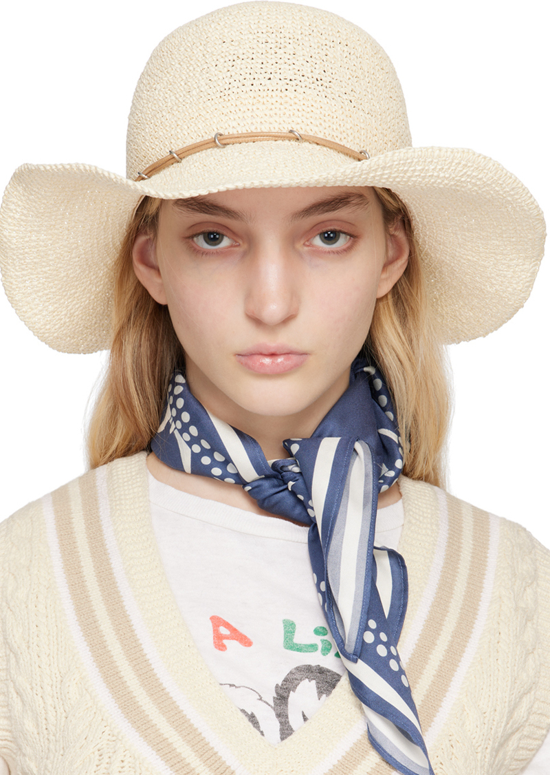 rag & bone Off-White Rollable Cruise Beach Hat