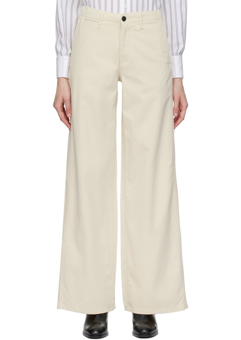 rag & bone Off-White Sofie Trousers