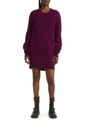 rag & bone Pierce Long Sleeve Cashmere Shift Minidress