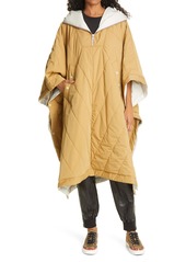 rag & bone Quilted Cotton Blend Poncho