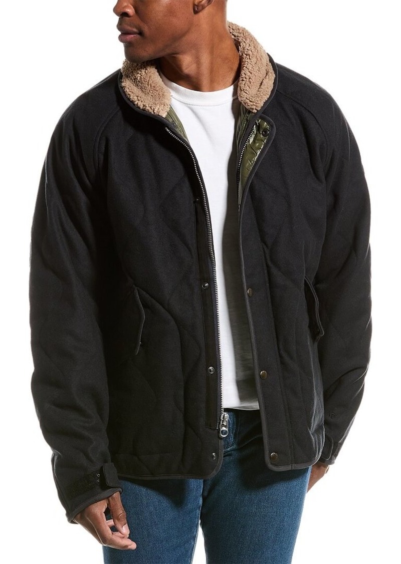 rag & bone Quilted Wool-Blend Jacket