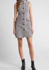 rag & bone Slade Button Front Tweed Dress