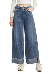 rag & bone Sofie Cuffed High Waist Wide Leg Jeans