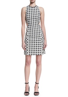 Rag & Bone Tahoe Sleeveless Checkered-Print Dress