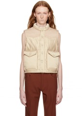 rag & bone Taupe Erica Puffer Vest