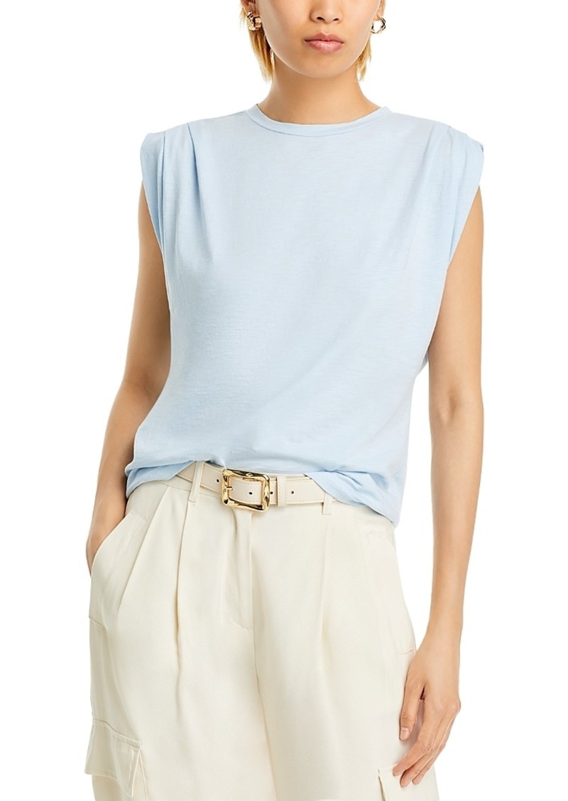 rag & bone The Slub Pleated Tank Top