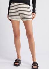 rag & bone Viola Stripe Sweater Knit Shorts