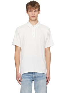 rag & bone White Flame Polo