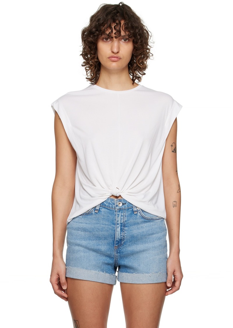 rag & bone White Jenna T-Shirt