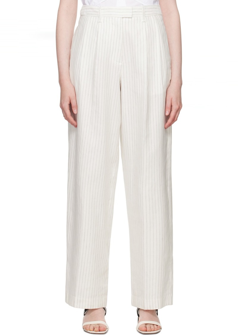 rag & bone White Newman Trousers