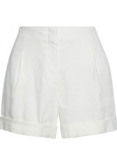 Rag & Bone Woman Jess Linen-blend Twill Shorts Off-white