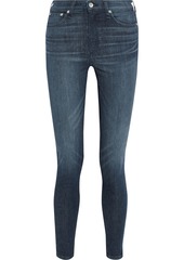 Rag & Bone Woman Nina High-rise Skinny Jeans Dark Denim